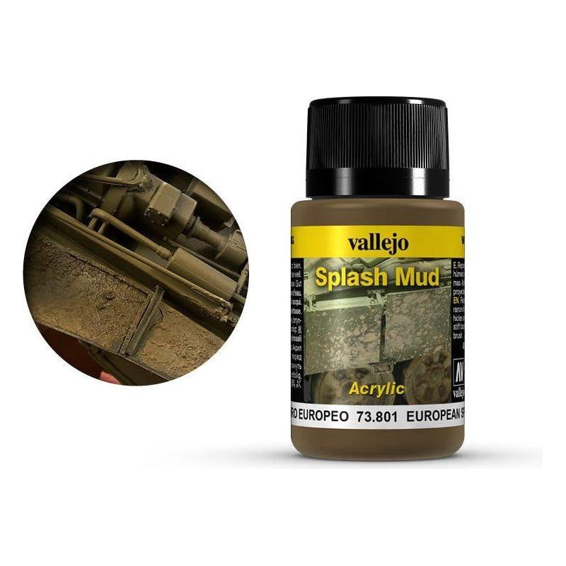 VALLEJO Weathering Effects European Splash Mud 40ml