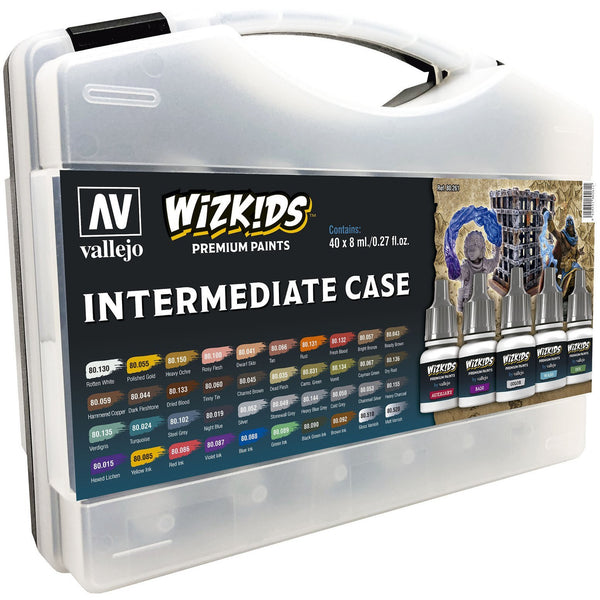 VALLEJO Intermediate Starter Case Wizkids Paints (40 Colour
