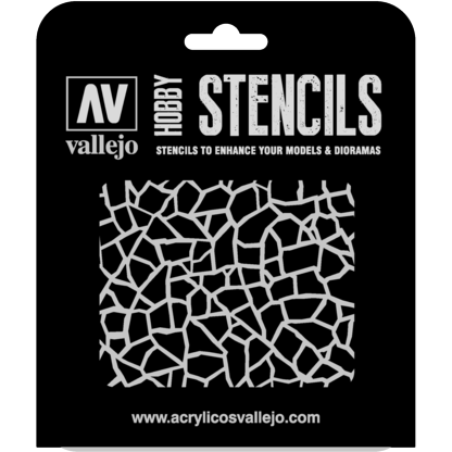VALLEJO ST-CAM003 1/32 Giraffe Camo WWII Stencil