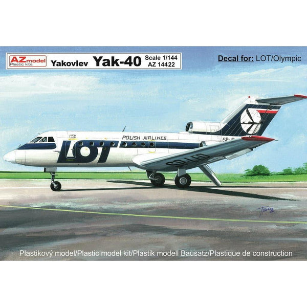 AZ MODEL 1/144 Jak-40 LOT, Olympic