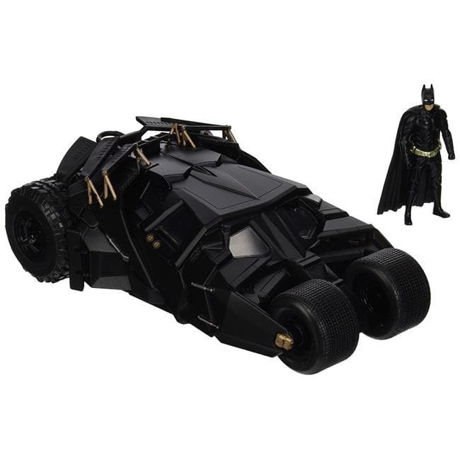 JADA 1/24 The Dark Knight Batmobile w/Batman Figure 2008 Mo