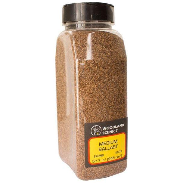 WOODLAND SCENICS Brown Medium Ballast Shaker