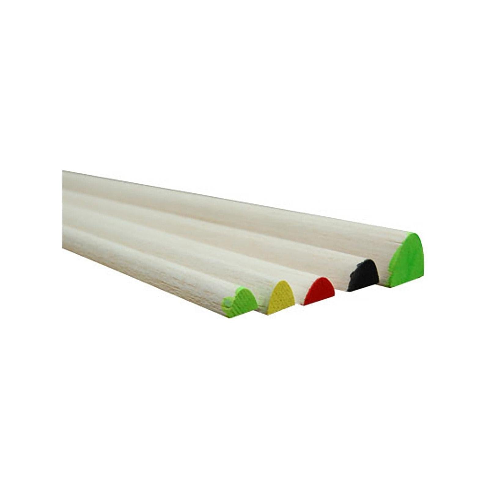 BALSA WOOD 3148 Leading Edge 6.5 x 6.5 x 915mm Red