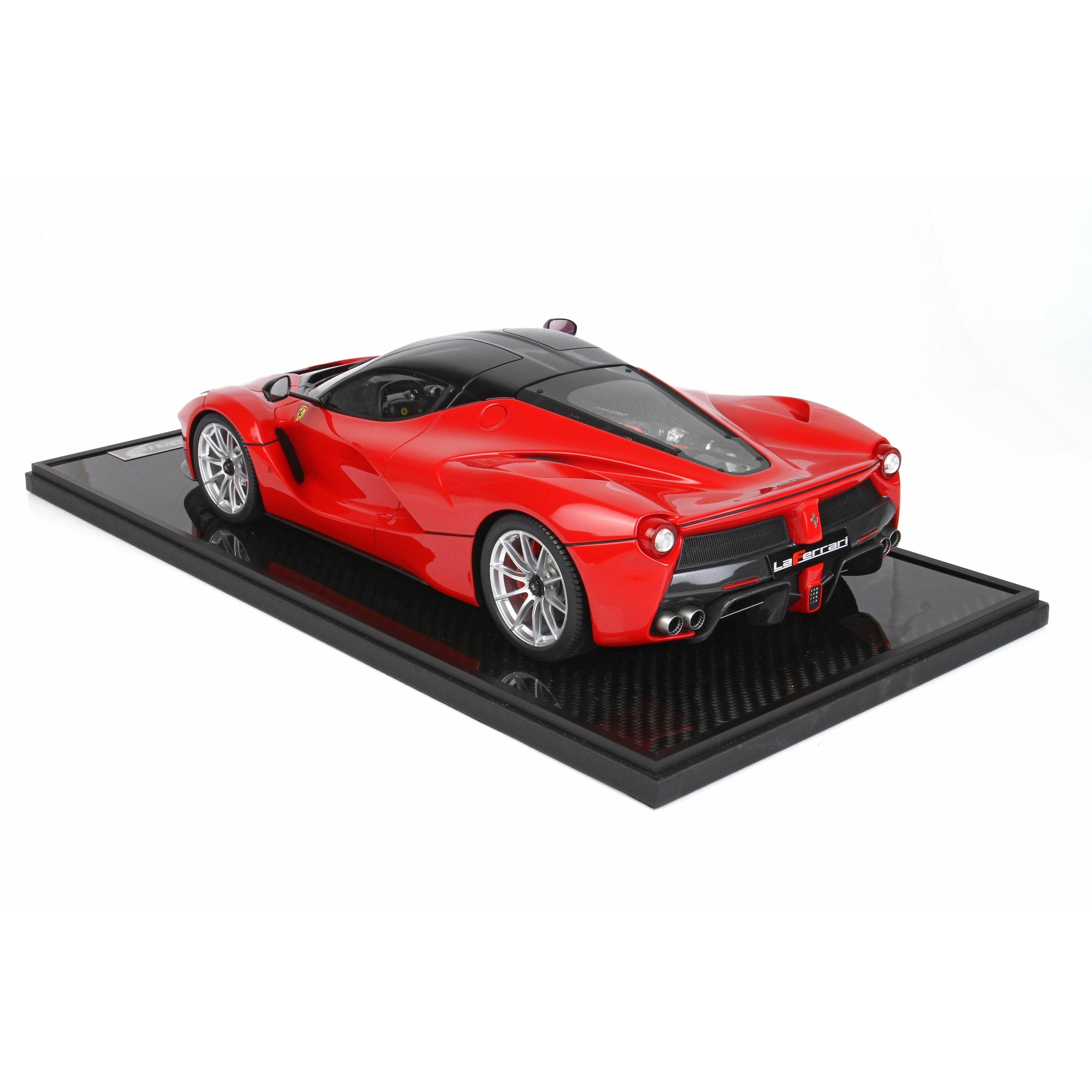 BBR 1/12 Ferrari LaFerrari Corsa Red Gloss Black Roof Special Wheels