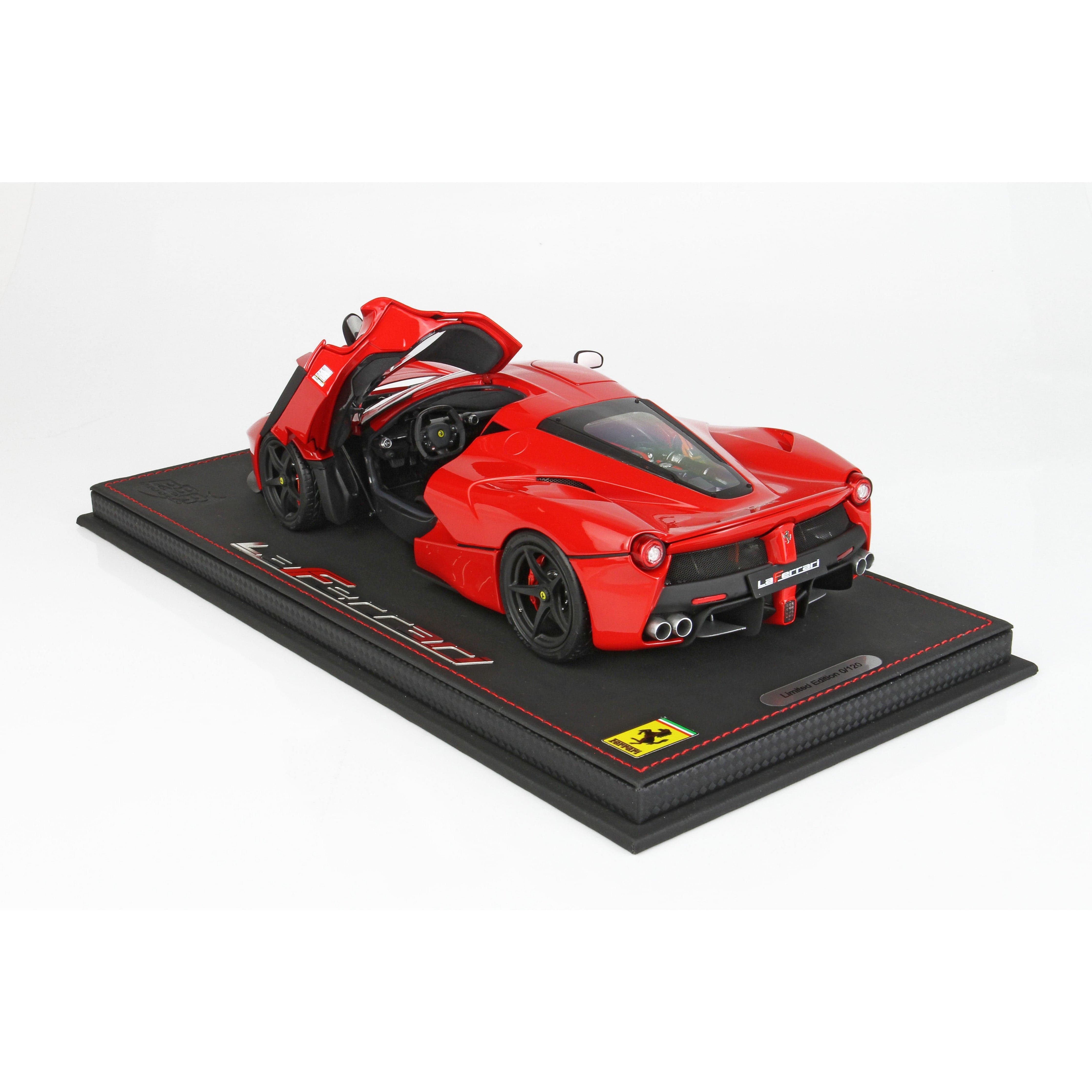 BBR 1/18 Ferrari LaFerrari Die Cast Rosso Corsa 322 Polybase