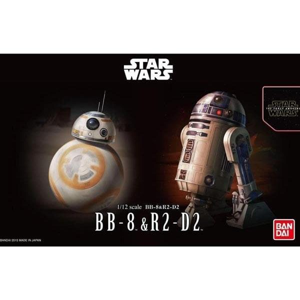 BANDAI 1/12 Star Wars BB-8 & R2-D2