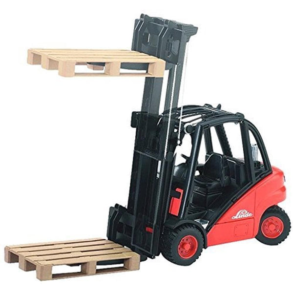 BRUDER 1/16 Linde Fork Lift H30D w/2 Pallets