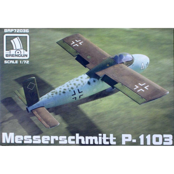 BRENGUN 1/72 Messerschmitt Me P1103 Rocket Fighter