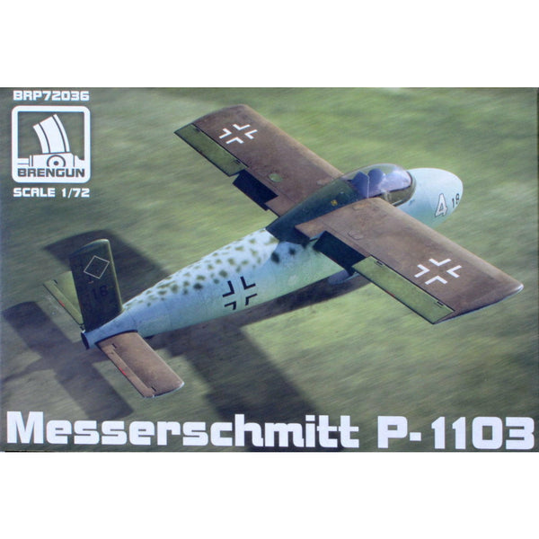 BRENGUN 1/72 Messerschmitt Me P1103 Rocket Fighter