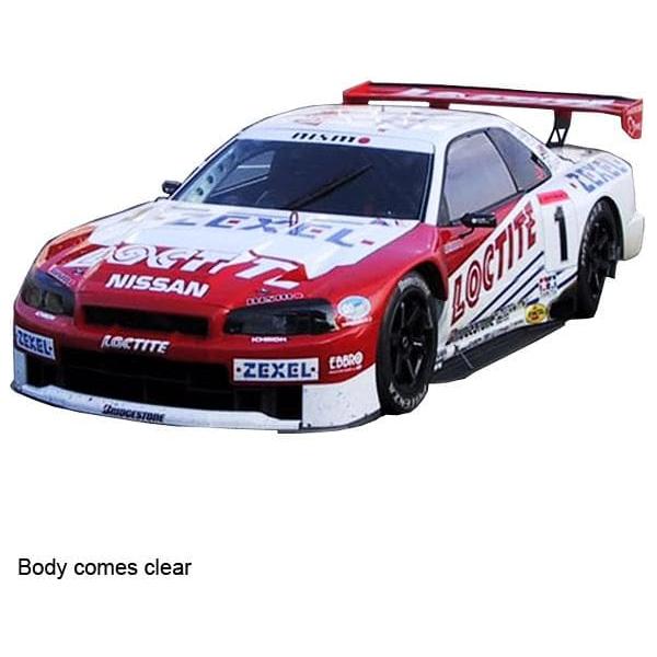 BODYWORX Body R34 GTR Loctite 1/10th Clear Body