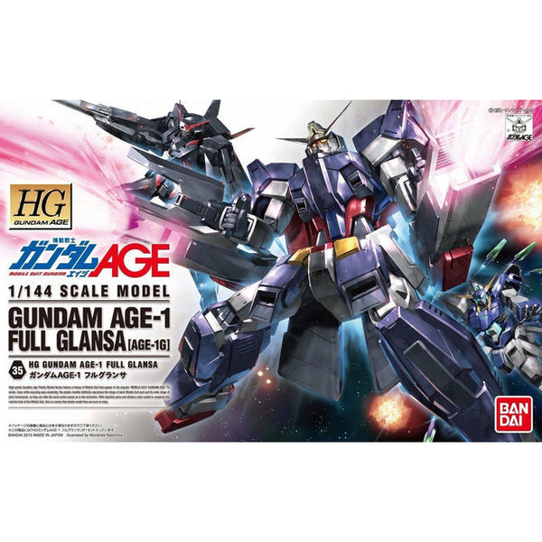 BANDAI 1/144 HG Gundam Age Gundam Age-1 Full Glansa (AGE-1G)