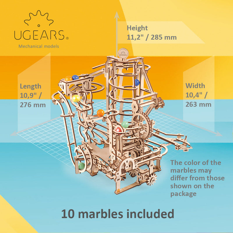 UGEARS Marble Run Spiral Hoist (