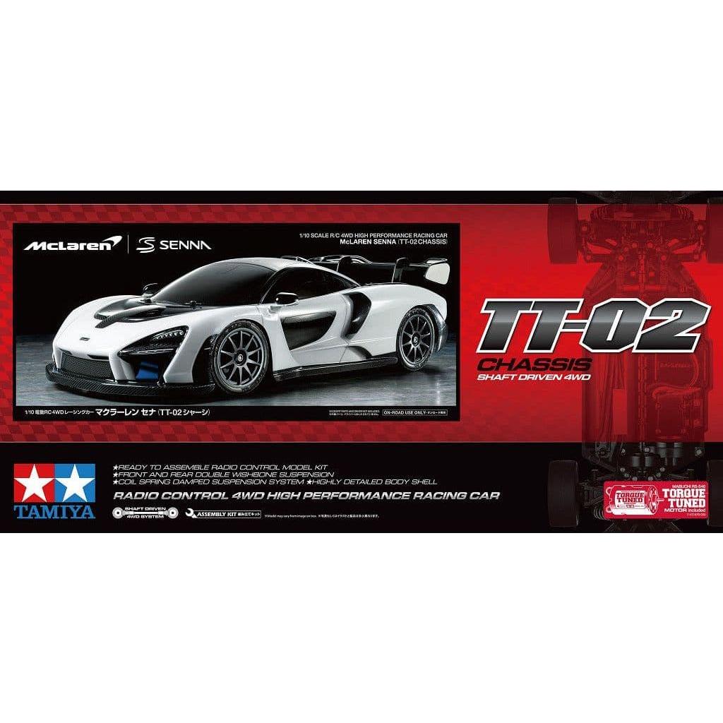 TAMIYA 1/10 R/C Mclaren Senna TT-02 (No-ESC)