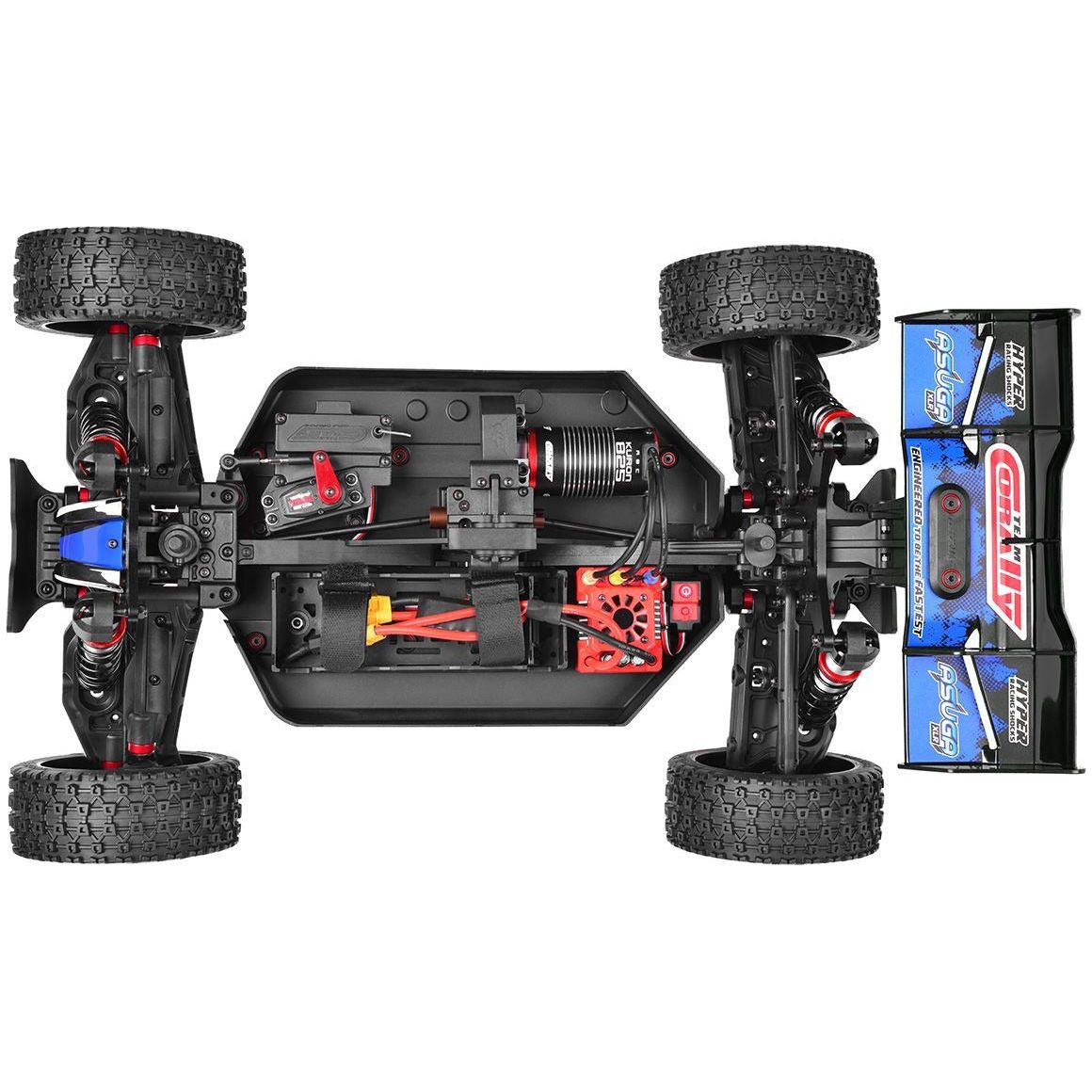 TEAM CORALLY Asuga XLR 6S - RTR - Blue Brushless Power 6S - No Battery - No Charger