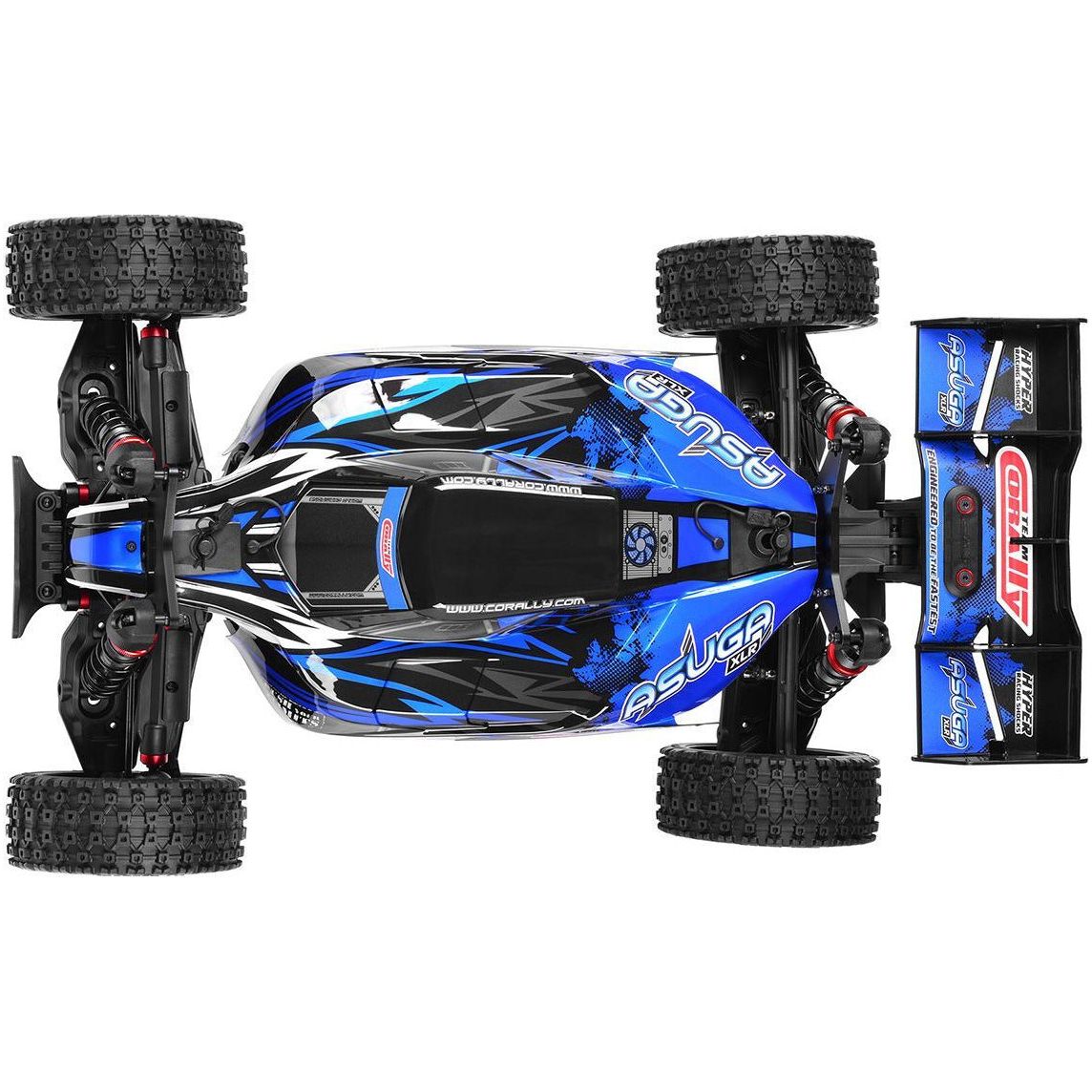 TEAM CORALLY Asuga XLR 6S - RTR - Blue Brushless Power 6S - No Battery - No Charger