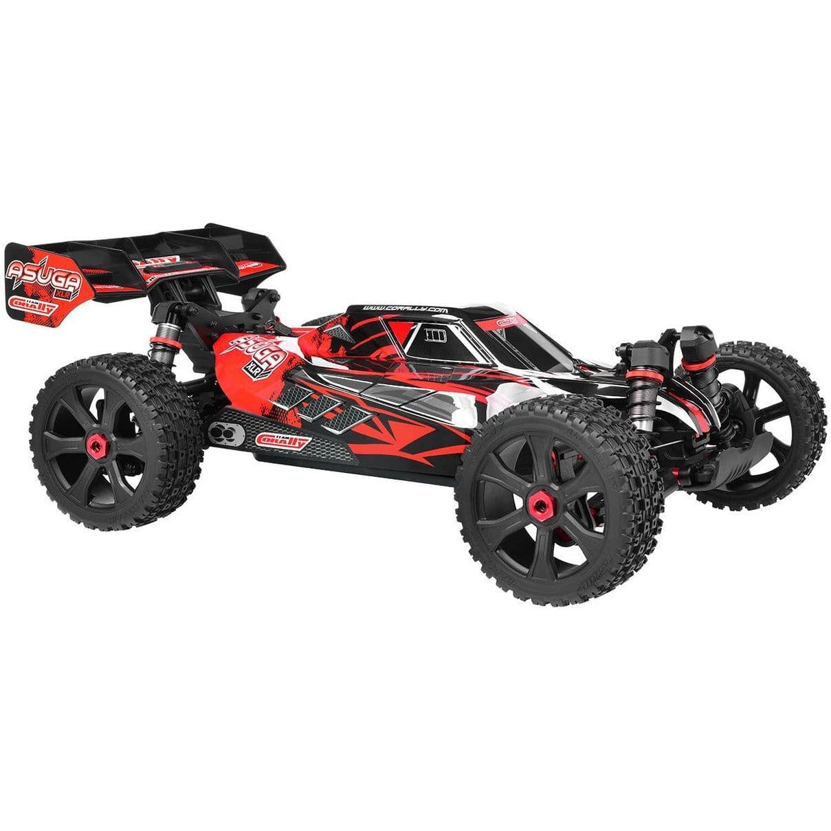 TEAM CORALLY Asuga XLR 6S - RTR - Red Brushless Power 6S - No Battery - No Charger