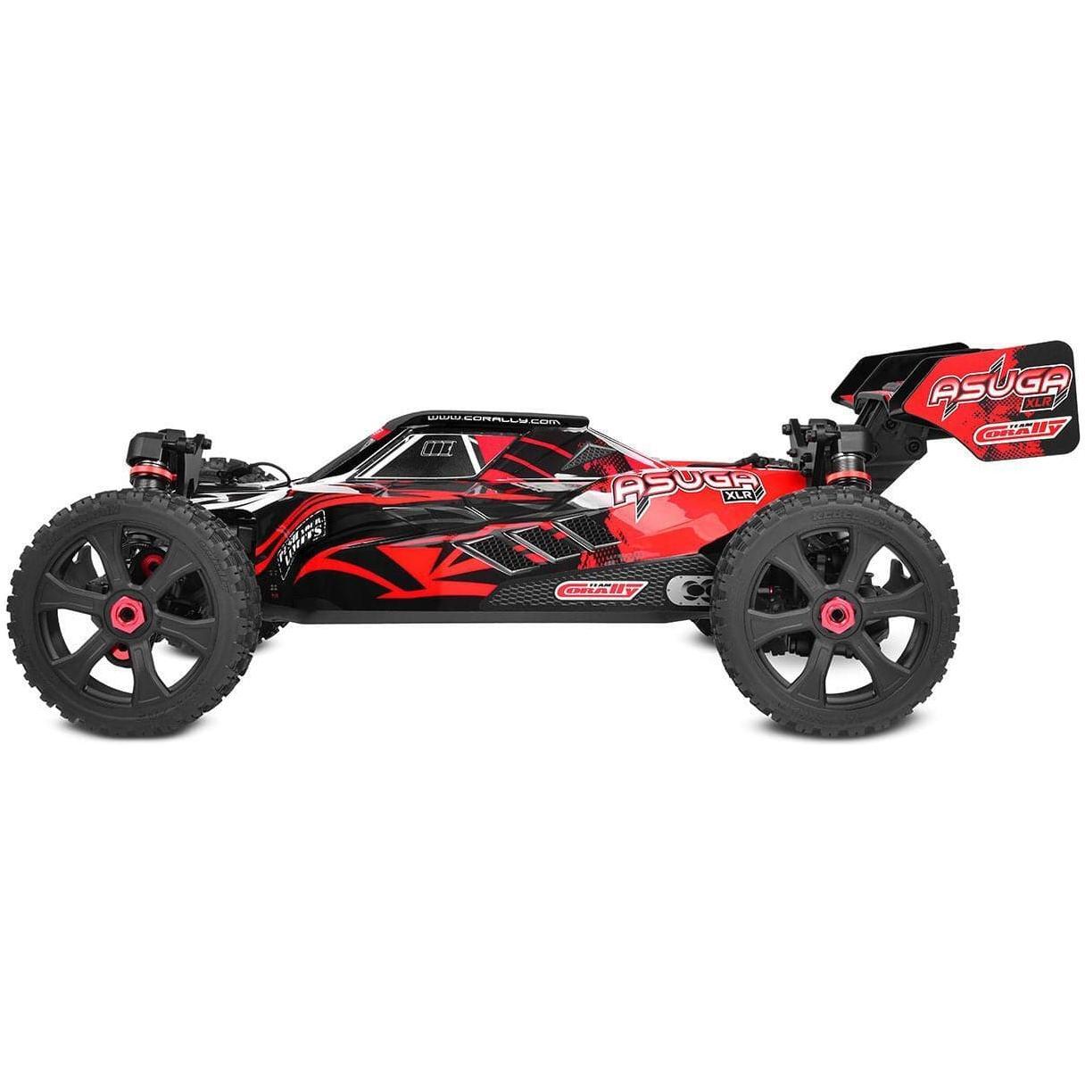 TEAM CORALLY Asuga XLR 6S - RTR - Red Brushless Power 6S - No Battery - No Charger