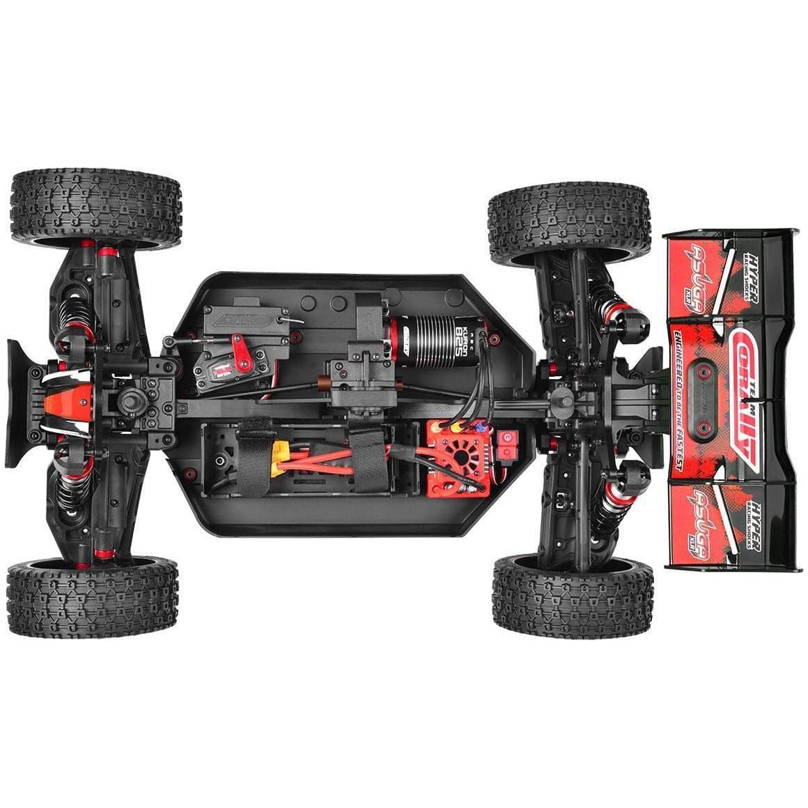 TEAM CORALLY Asuga XLR 6S - RTR - Red Brushless Power 6S - No Battery - No Charger