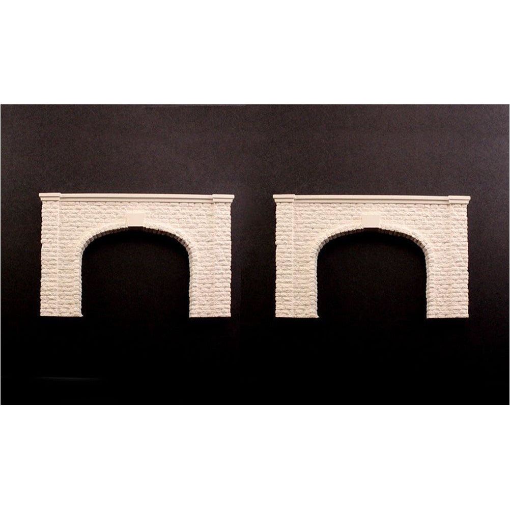 WOODLAND SCENICS N Tunnel Port Cut Stone Double 2ea