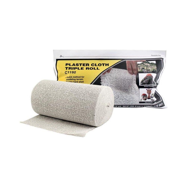 WOODLAND SCENICS Plaster Cloth Triple Roll 2.78 SM