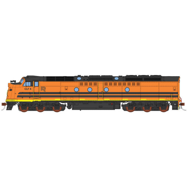 AUSCISION HO CLF4 Rail Power - Dark Orange/Black DCC Sound Fitted
