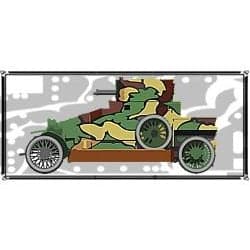 COPPER STATE MODELS 1/35 Lanchester Belgian Camo Masks