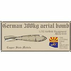 COPPER STATE MODELS 1/32 German 300kg Aerial Bombs