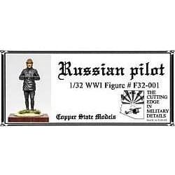 COPPER STATE MODELS 1/32 Russian WWI Pilot