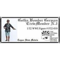 COPPER STATE MODELS 1/32 Gotha Bomber German Crew Member N.
