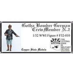 COPPER STATE MODELS 1/32 Gotha Bomber German Crew Member N.