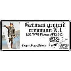 COPPER STATE MODELS 1/32 German Ground Crewman N.1