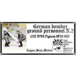 COPPER STATE MODELS 1/32 German Bomber Ground Personnel N.2