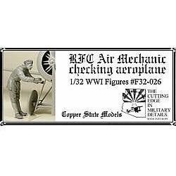 COPPER STATE MODELS 1/32 RFC Air Mechanic Checking