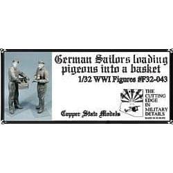 COPPER STATE MODELS 1/32 German Sailors with Pigeons