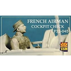 COPPER STATE MODELS 1/32 French Airman Cockpit Check