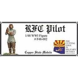 COPPER STATE MODELS 1/48 RFC Pilot