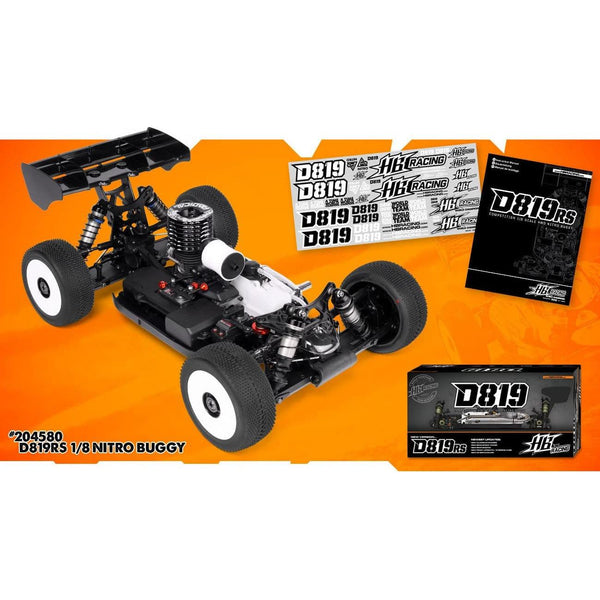 HB RACING D819 RS 1/8 Competition Buggy No Body