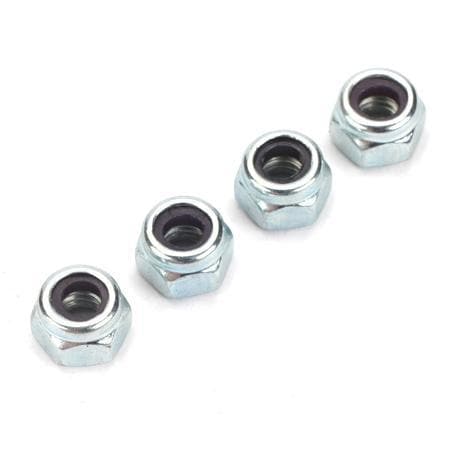 DUBRO 2102 4mm Nylon Insert Lock Nuts (4)