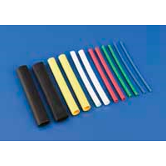 DUBRO 2148 1/4" Dia Heat Shrink Tube Yellow (4)