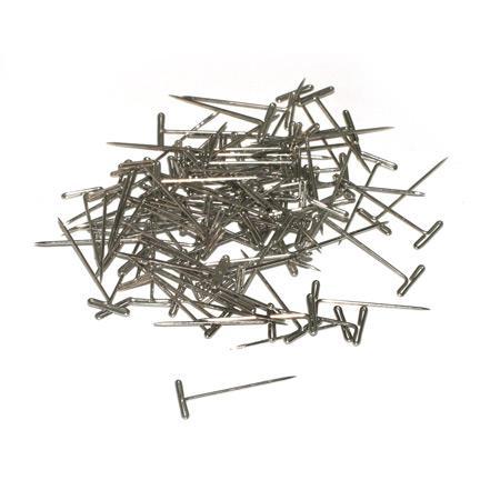 DUBRO 252 Nickel Plated T-Pins 1" (100 Pcs per Pack)
