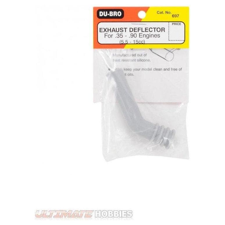 DUBRO 697 Exhaust Deflector .35 - .90 Eng (1)