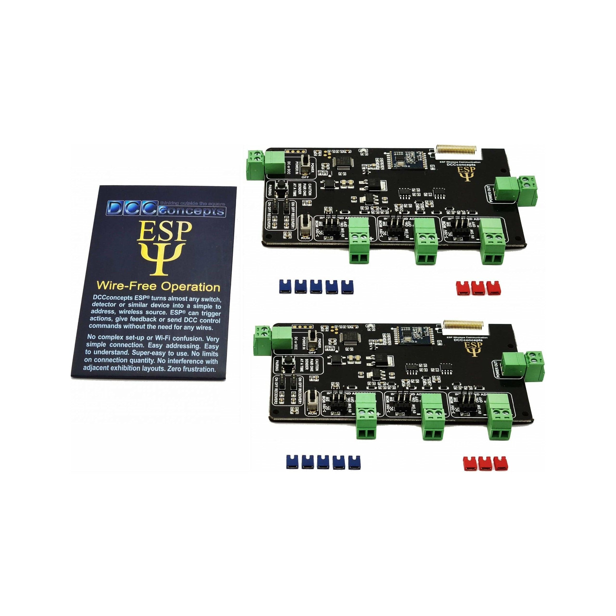 DCC CONCEPTS ESP 2x 3-Output DCC Transmitter