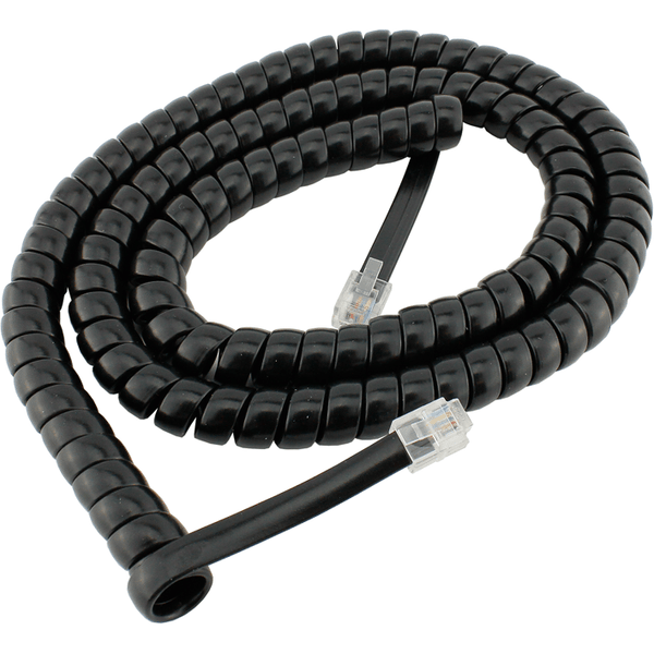 DCC CONCEPTS RJ12 6pin Curly Cord For NCE Powercab and Cobalt Alpha – 2m/6ft