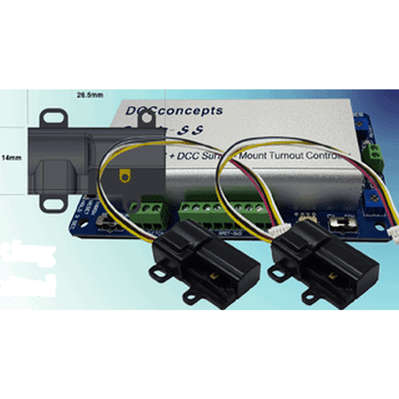 DCC CONCEPTS x2 Cobalt SS w/Controller & Accessories (DCP-C