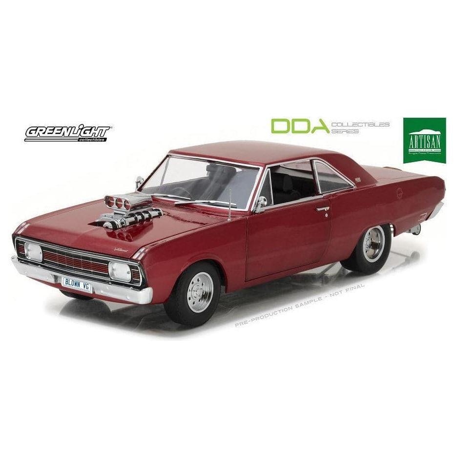 DDA 1/18 1970 Chrysler VG Valiant Drag Car with Super Charger Candy Red