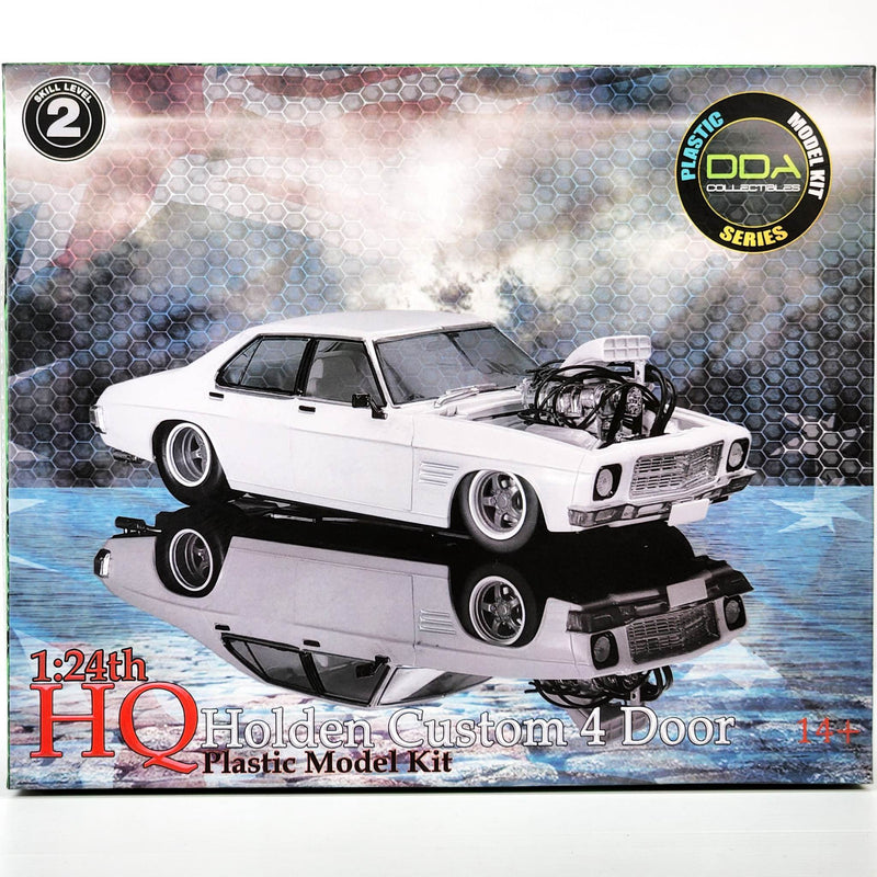 DDA COLLECTIBLES 1/24 HQ Holden Slammed Blown 4 Door Sealed Body Opening Bonnet with Engine