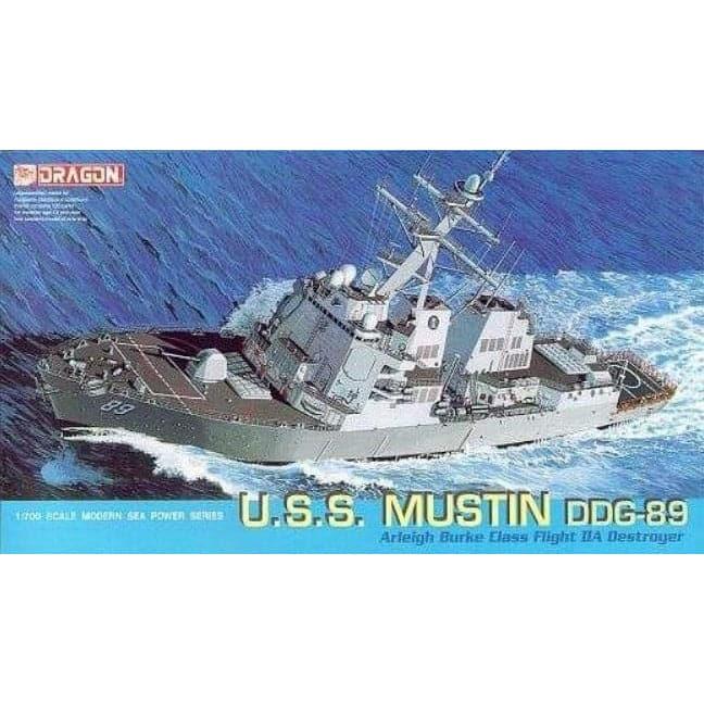 DRAGON 1/700 U.S.S. Mustin DDG-89, Arleigh Burke Class