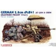 DRAGON 1/35 German 2.8cm sPzB41 at Gun w/Crew