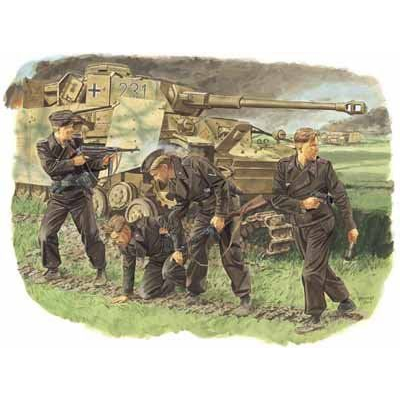 DRAGON 1/35 Survivors, Panzer Crew (Kursk 1943)
