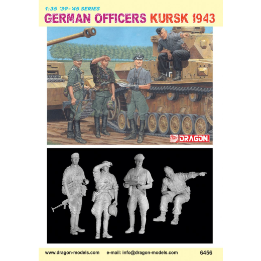 DRAGON 1/35 German Officers Kursk 1943
